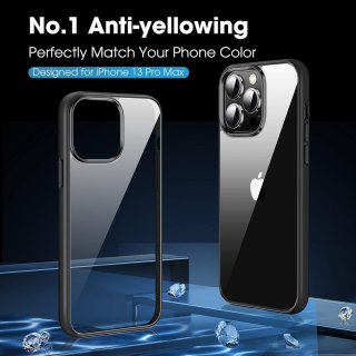 ETUI POKROWIEC DO APPLE IPHONE 13 PRO MAX 6,7' PRZEZROCZYSTE WYTRZYMAŁE