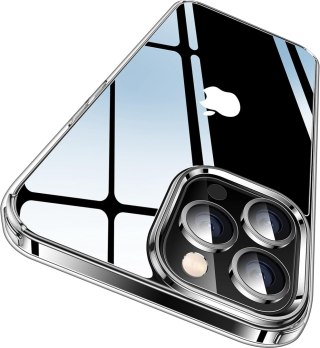 ETUI POKROWIEC DO APPLE IPHONE 13 PRO PRZEZROCZYSTE PLECKI +PODSTAWKA