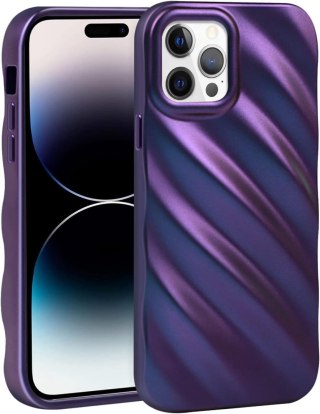 ETUI POKROWIEC DO APPLE IPHONE 14 PRO MAX SILIKONOWE FIOLETOWE WYTRZYMAŁE