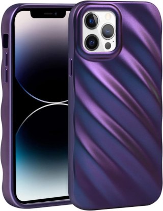 ETUI POKROWIEC DO APPLE IPHONE 14 PRO SILIKONOWE FIOLETOWE WYTRZYMAŁE A2890