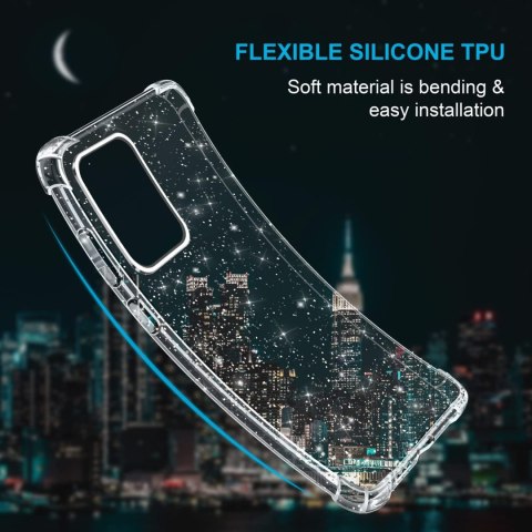 ETUI SAMSUNG GALAXY A53 5G SILIKONOWY BROKATOWY +2x SZKŁO HARTOWANE