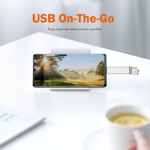 HUB USB C MINI 3 PORTY ROZDZIELACZ 1xPORT USB 3.0 2xPORT USB 2.0