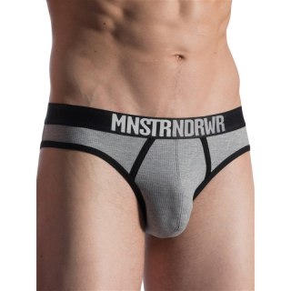 MAJTKI MĘSKIE MANSTORE JOCK BRIEF STRAP SZARE M811 L