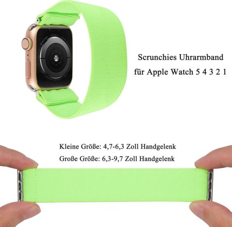 PASEK DO APPLE WATCH SERIES 38 MM/ 40 MM IWATCH SERIES 5 4 3 2 1 SELEDYNOWY