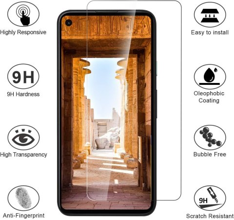ZESTAW 3x SZKŁO HARTOWANE GOOGLE PIXEL 4A +3x OCHRONA APARATU
