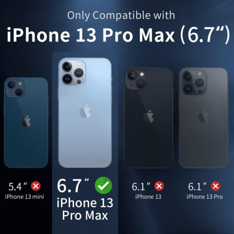 ZESTAW ETUI APPLE IPHONE 13 PRO MAX SILIKONOWE +3x SZKŁO HARTOWANE A2484