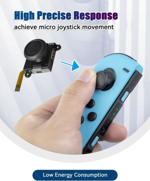 ZESTAW NAPRAWCZY JOY-CON 2xJOYSTICK NARZĘDZIA NINTENDO OLED LITE SWITCH