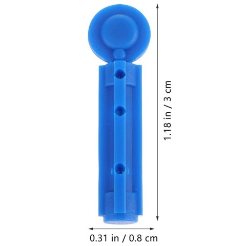100x LANCETA NAKŁUWACZ DO KRWI DO POBIERANIA KROPLI DO GLUKOMETRU