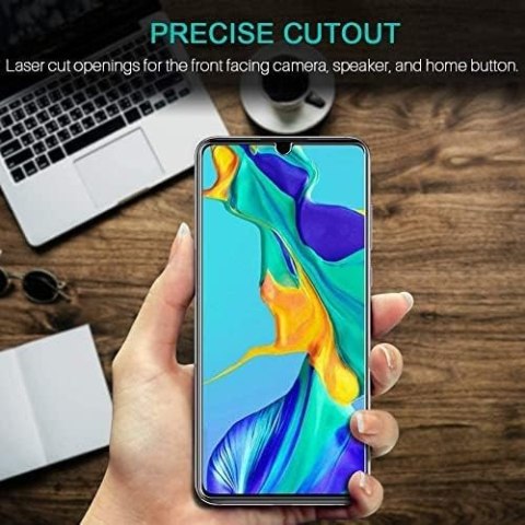 4x SZKŁO HARTOWANE HUAWEI P30 WZMOCNIONE 9H +RAMKA DO MONTAŻU ELE-L09