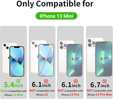 ETUI APPLE IPHONE 13 MINI SILIKONOWE CZARNE WZMOCNIONE +UCHWYT PODSTAWKA