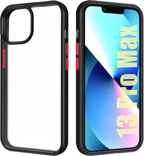 ETUI APPLE IPHONE 13 PRO MAX CASE SILIKONOWY BEZBARWNY WYSOKA OCHRONA A2484