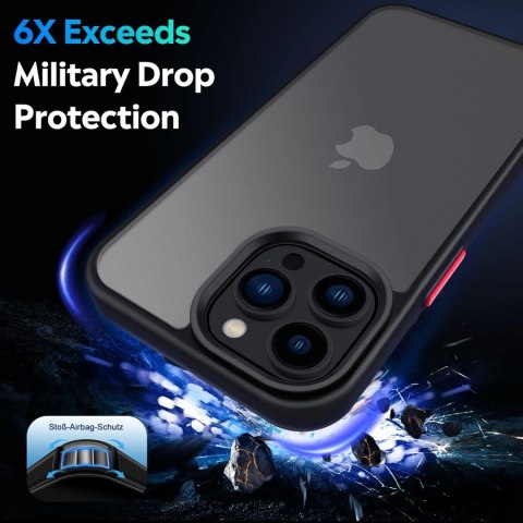 ETUI APPLE IPHONE 13 PRO MAX CASE SILIKONOWY BEZBARWNY WYSOKA OCHRONA A2484