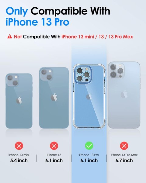 ETUI APPLE IPHONE 13 PRO SILIKONOWE WZMOCNIONE Z OCHRONĄ APARATU A2483