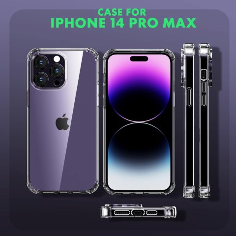 ETUI APPLE IPHONE 14 PRO MAX SILIKONOWE BEZBARWNE BASIC A2894 A2651