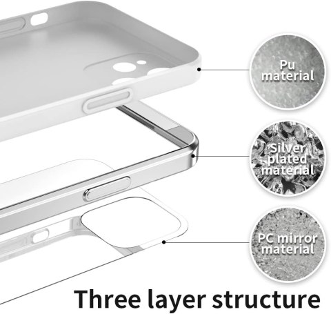 ETUI POKROWIEC DO APPLE IPHONE X/XS BŁYSZCZĄCE SOLIDNE + SZKŁO HARTOWANE