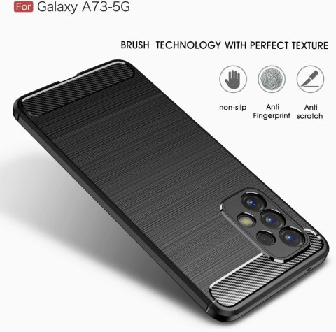 ETUI POKROWIEC DO SAMSUNG GALAXY A73 5G SILIKONOWE PLECKI ECOSKÓRA