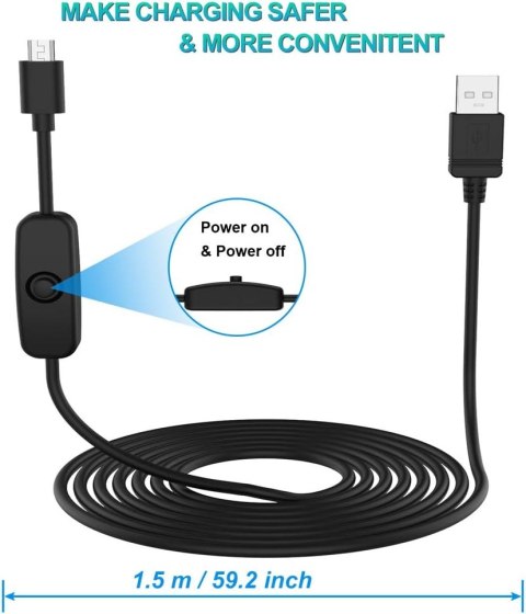 ŁADOWARKA ZASILACZ DO RASPBERRY PI 3/B/B+/Pi 2/Banana Pi 3A 5V