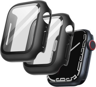 2x ETUI OCHRONNE NA ZEGAREK APPLE WATCH SERIES 7/8/9 41mm CZARNE