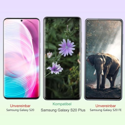 2x SZKŁO HARTOWANE SAMSUNG GALAXY S20+ WMOCNIONA OCHRONA 9H