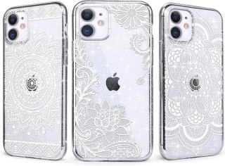 3x ETUI APPLE IPHONE 11 CASE SILIKONOWY BIAŁA MANDALA WZORY A2111