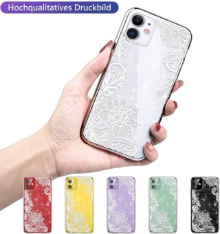 3x ETUI APPLE IPHONE 11 CASE SILIKONOWY BIAŁA MANDALA WZORY A2111