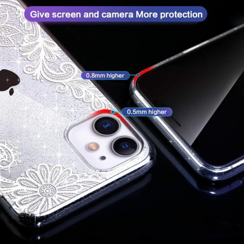 3x ETUI APPLE IPHONE 11 CASE SILIKONOWY BIAŁA MANDALA WZORY A2111