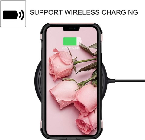 ETUI APPLE IPHONE 12 MINI SILIKONOWE RÓŻOWE BROKATOWE WZMOCNIONE ROGI