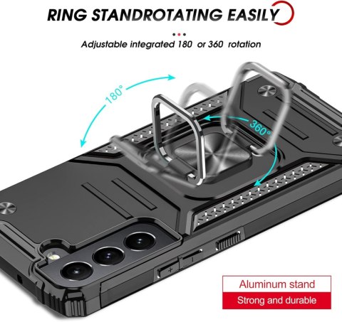 ETUI CASE SAMSUNG GALAXY S22+ 5G PANCERNY CZARNY SILIKONOWY SM-S906B