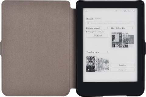 ETUI CZYTNIK KSIĄŻEK KINDLE 10 GEN 2019 6" SZARY Z TKANINY ELEGANCKI