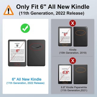 ETUI CZYTNIK KSIĄŻEK KINDLE 11-GEN 6" 2022 ZIELONY ZE SŁONIEM