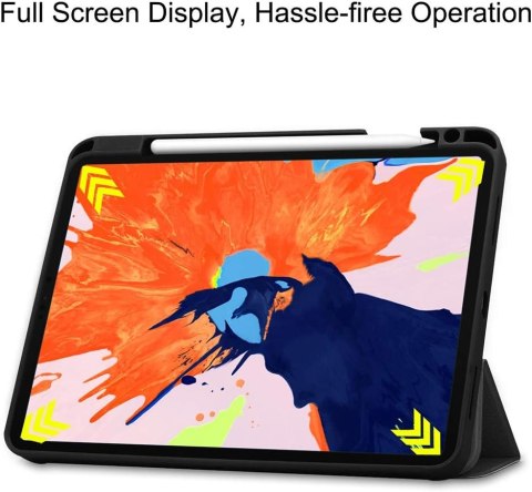 ETUI DO APPLE IPAD PRO 12.9" 4 GENEREACJI 2020 ZAMYKANE Z KLAPKĄ +POKROWIEC