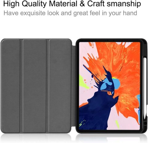 ETUI DO APPLE IPAD PRO 12.9" 4 GENEREACJI 2020 ZAMYKANE Z KLAPKĄ +POKROWIEC