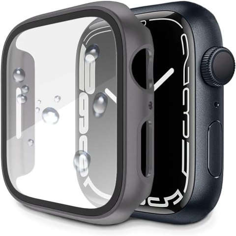 ETUI OCHRONNE NA ZEGAREK APPLE WATCH SERIES 7 45mm CIEMNE SZARE