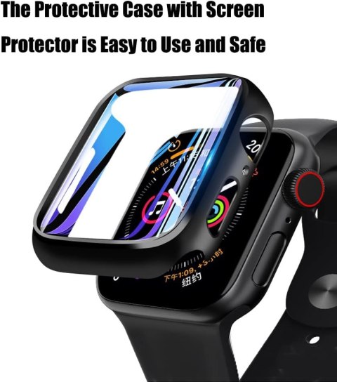 ETUI OCHRONNE NA ZEGAREK APPLE WATCH SERIES 7 45mm CIEMNE SZARE