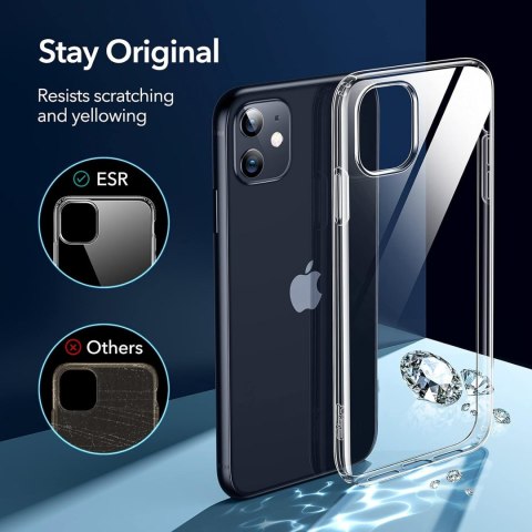 ETUI POKROWIEC DO APPLE IPHONE 11 CASE SILIKONOWY BEZBARWNE PLECKI A2111