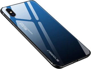 ETUI POKROWIEC DO APPLE IPHONE XS MAX NIEBIESKI SOLIDNY WYTRZYMAŁY A1921