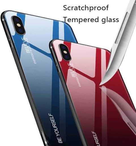 ETUI POKROWIEC DO APPLE IPHONE XS MAX NIEBIESKI SOLIDNY WYTRZYMAŁY A1921