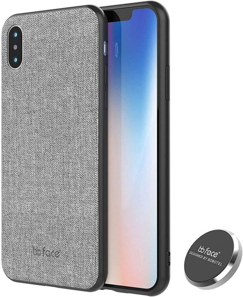 ETUI POKROWIEC DO APPLE IPHONE XS MAX SZARY SOLIDNY WYTRZYMAŁY A1921