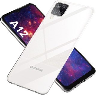 ETUI SAMSUNG GALAXY A12 CASE PLECKI BEZBARWNE SILIKONOWE SM-A125F