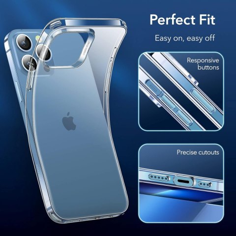 ETUI SILIKONOWE ESR APPLE IPHONE 13 PRO CASE BEZBARWNY WZMOCNIONY A2483