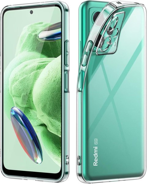 ETUI SILIKONOWE XIAOMI REDMI NOTE 12 5G CASE TRANSPARENTNY 22101317C