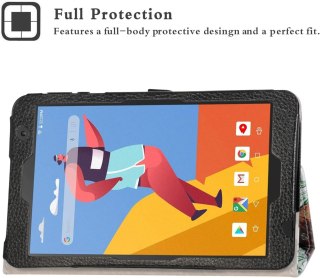 ETUI TABLET MATRIXPAD S8 / DRAGON TOUCH NOTEPAD Y80 8 CALI KOLOROWE DRZEWO