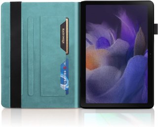 ETUI TABLET SAMSUNG GALAXY TAB A8 10.5 CALA CZERWONY MOCNY WZÓR DRZEWA