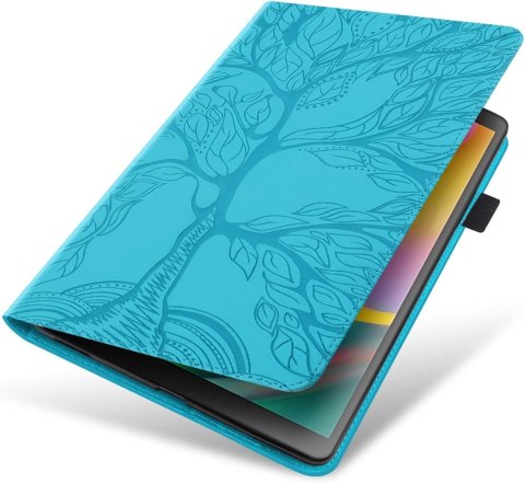 ETUI TABLET SAMSUNG GALAXY TAB A8 10.5 CALA CZERWONY MOCNY WZÓR DRZEWA