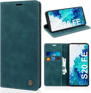 ETUI Z KLAPKĄ SAMSUNG GALAXY S20 FE 5G CASE ZIELONY ZAMSZOWY SM-G781B