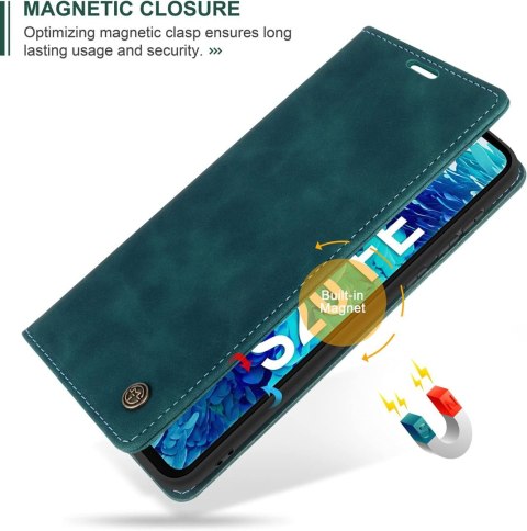 ETUI Z KLAPKĄ SAMSUNG GALAXY S20 FE 5G CASE ZIELONY ZAMSZOWY SM-G781B