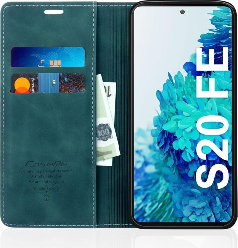 ETUI Z KLAPKĄ SAMSUNG GALAXY S20 FE 5G CASE ZIELONY ZAMSZOWY SM-G781B