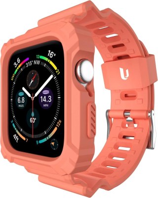 PASEK DO ZEGARKA APPLE WATCH 7/6/5/4/3/2/1 RÓŻOWY SILIKONOWY 38mm