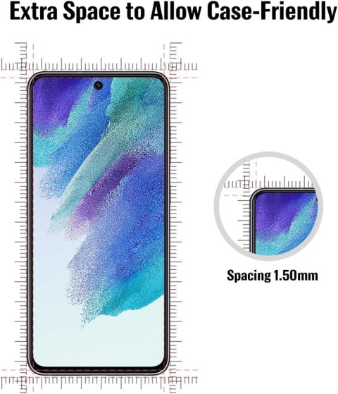 SZKŁO HARTOWANE SAMSUNG GALAXY S21 FE 5G OCHRONA APARATU 3 SZTUKI SM-G990B