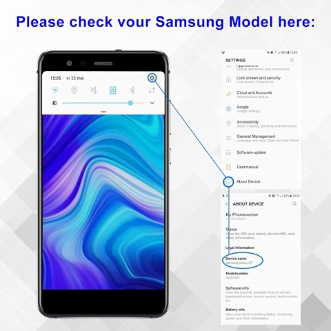 TYLNA POKRYWA KLAPKA BATERII DO SAMSUNG GALAXY S7 BIAŁA G930F G930 +KLEJ